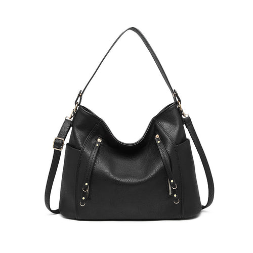 Damen Hobo-Tasche mit mehreren Reißverschlussfächern und eleganter Form Nord Taschen