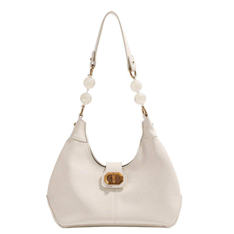 Damen Hobo-Tasche mit innovativem Kettenhenkel und luxuriöser Struktur Nord Taschen