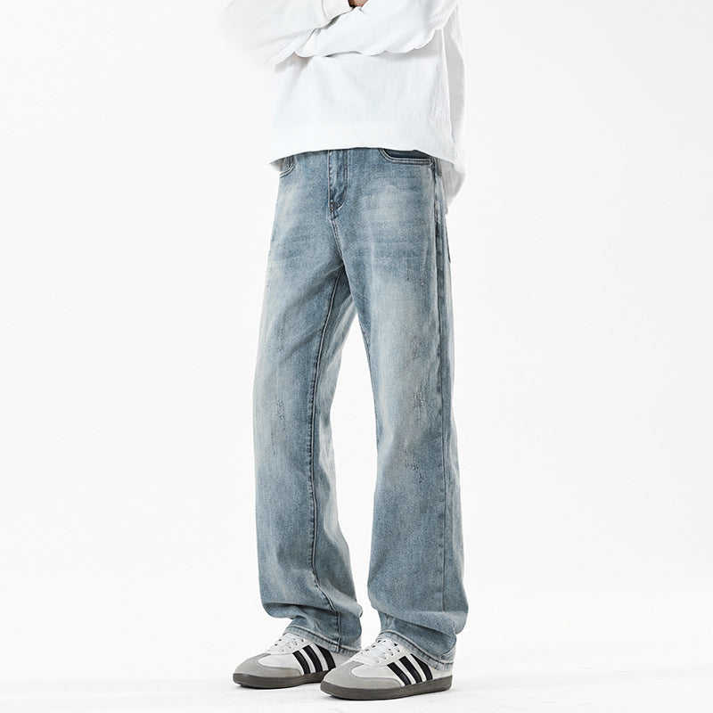Herren Baggy-Jeans im Wide‑Leg Relaxed-Fit mit Vintage-Waschung Nord Taschen
