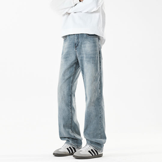 Herren Baggy-Jeans im Wide‑Leg Relaxed-Fit mit Vintage-Waschung Nord Taschen