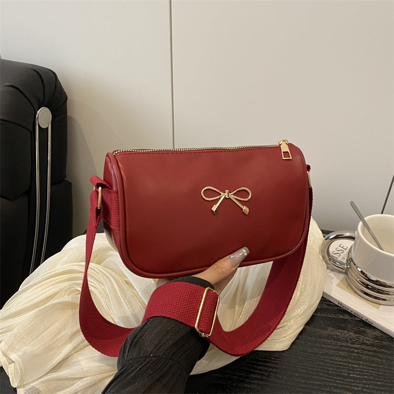 Damen modische Umhängetasche mit elegantem Schleifenakzent Nord Taschen