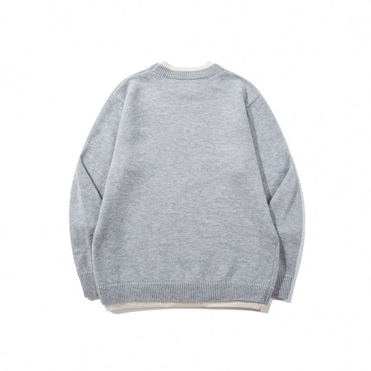 Unisex Feinstrickpullover mit Raglannaht und dreieckigem Saumbesatz Nord Taschen
