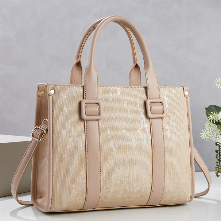 Damen elegante Handtasche mit einzigartiger Textur und abnehmbarem Schultergurt Nord Taschen
