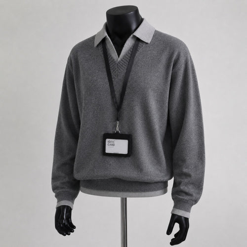 Herren Stilvoller Pullover Nord Taschen