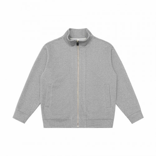 Unisex Boxy-Fleece-Zipjacke mit Stehkragen und Eingrifftaschen Nord Taschen