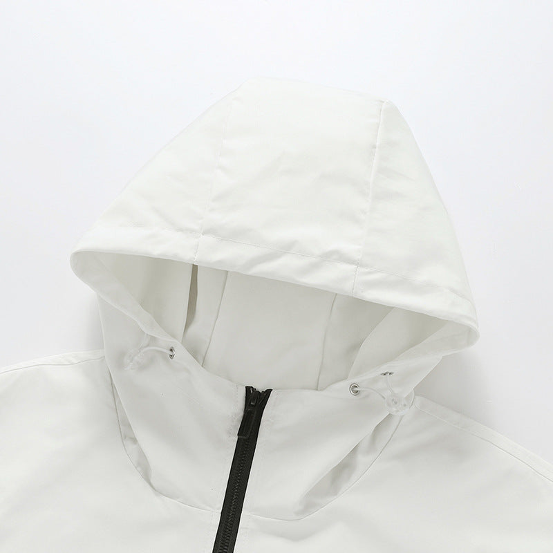 Herren Funktionale Windbreakerjacke mit hohem Kragen Nord Taschen