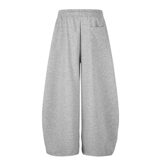 Damen Extraweite Culotte-Sweatpants mit hohem Komfortbund, Kordelzug und verstellbaren Saumabschlüssen Nord Taschen