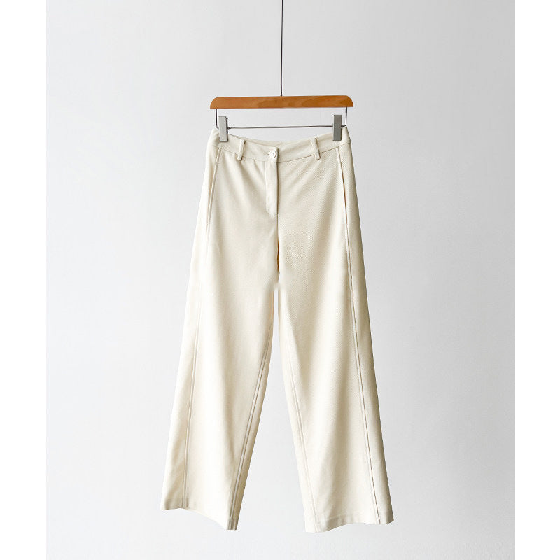 Damen Weit geschnittene elegante Trousers Nord Taschen
