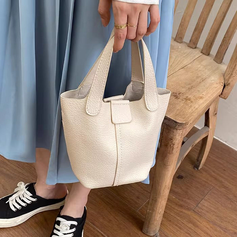 Damen Tragetasche mit abnehmbarem Kosmetiktäschchen und eleganter Struktur Nord Taschen