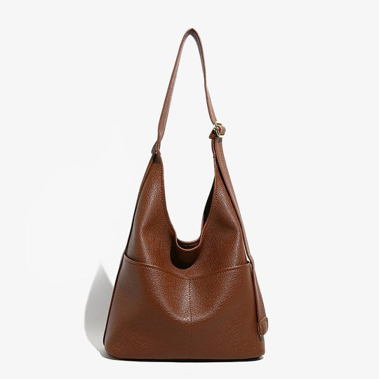 Damen praktische Hobo-Tasche aus geschmeidigem Leder Nord Taschen