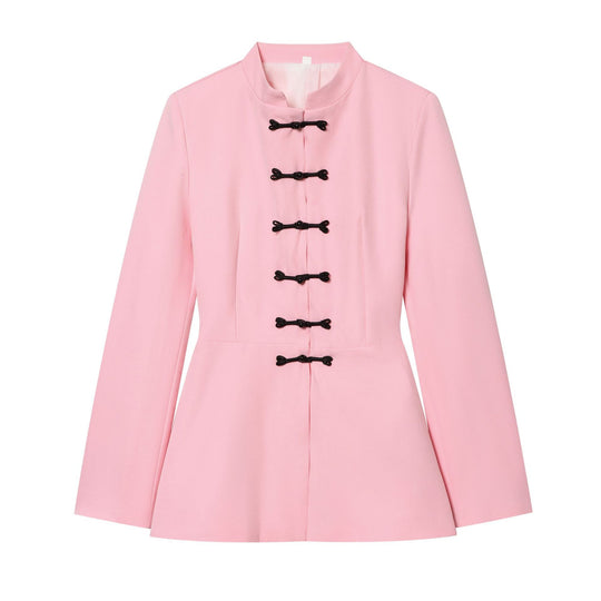 Damen Jacke mit Stehkragen und chinesischen Knebelverschlüssen Nord Taschen