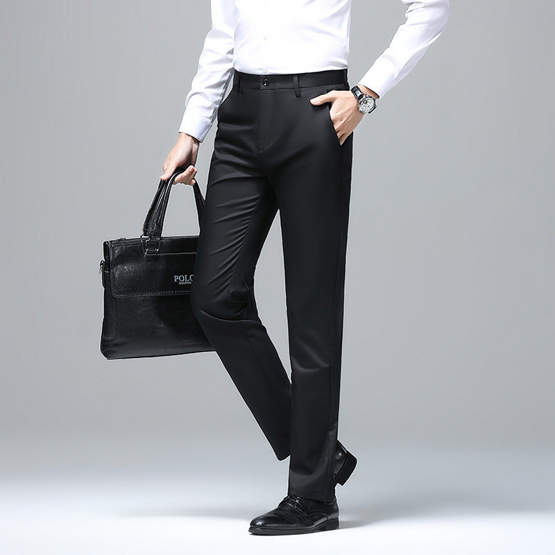Herren Elegante Slim‑Fit Chino‑Hose mit Bügelfalte und Stretchkomfort Nord Taschen