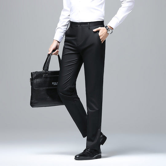 Herren Elegante Slim‑Fit Chino‑Hose mit Bügelfalte und Stretchkomfort Nord Taschen