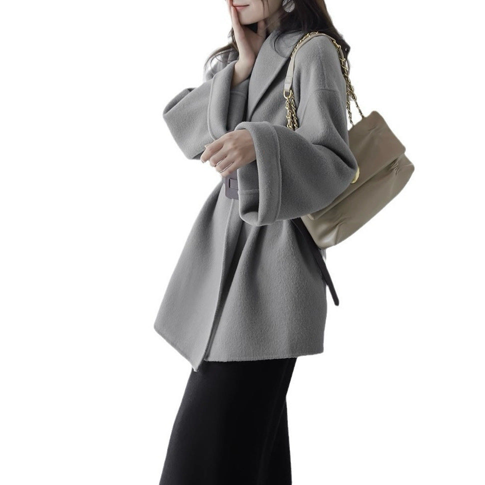 Damen Schicke und elegante Wickeljacke Nord Taschen
