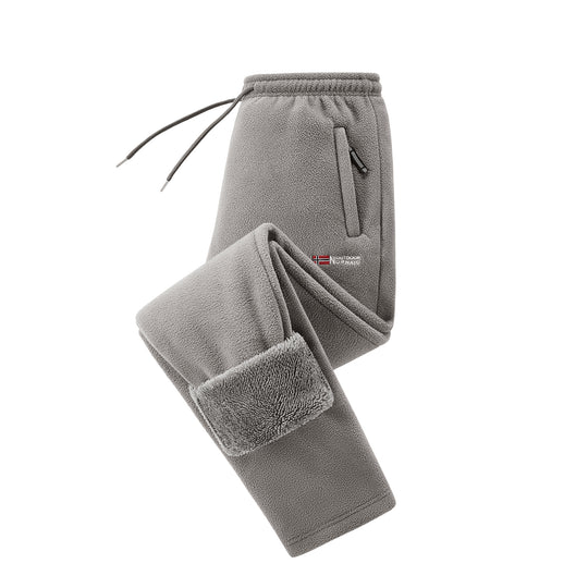 Damen Fleece-Jogginghose mit Teddy-Innenfutter und Reißverschlusstaschen Nord Taschen