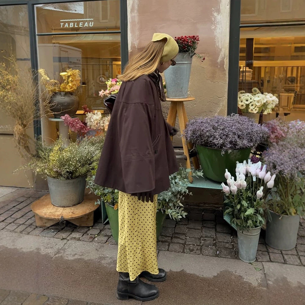 Damen Oversize Übergangsjacke mit Boxy-Schnitt und großen Eingrifftaschen Nord Taschen