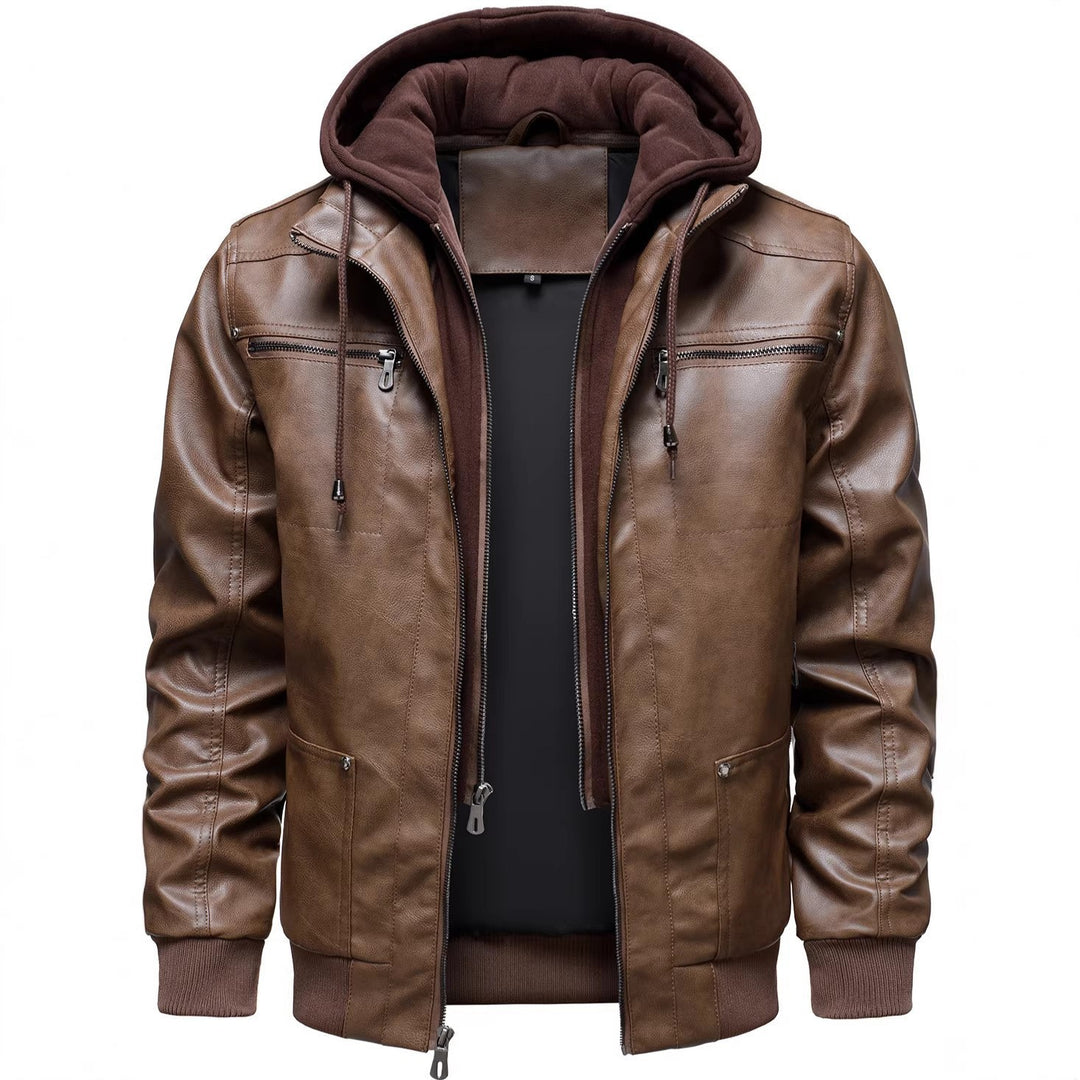 Lederjacke Herren Mit Kapuze