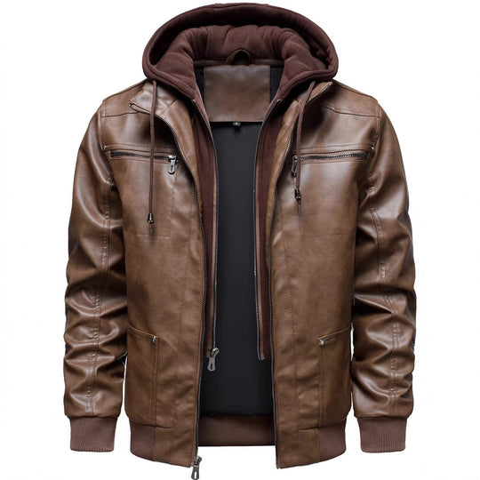 Lederjacke Herren Mit Kapuze