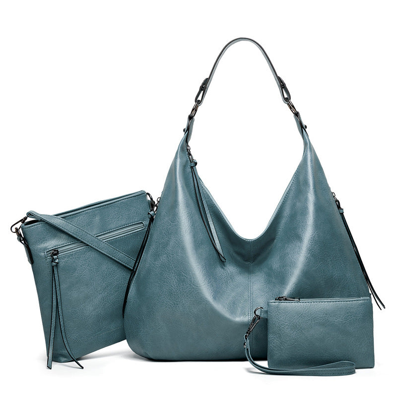 Damen Hobo-Tasche mit abnehmbarem Innenbeutel und praktischen Reißverschlussfächern Nord Taschen