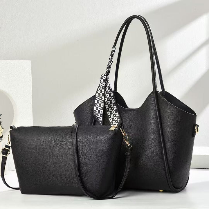Damen modische Shopper-Tasche mit abnehmbarer Clutch Nord Taschen
