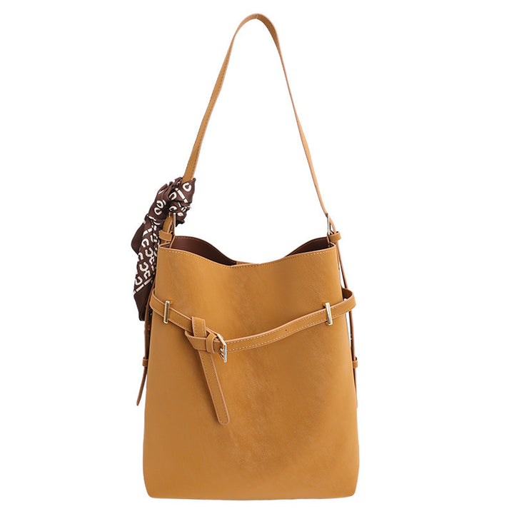 Damen elegante Hobo-Tasche mit stilvollem Halsschal Nord Taschen