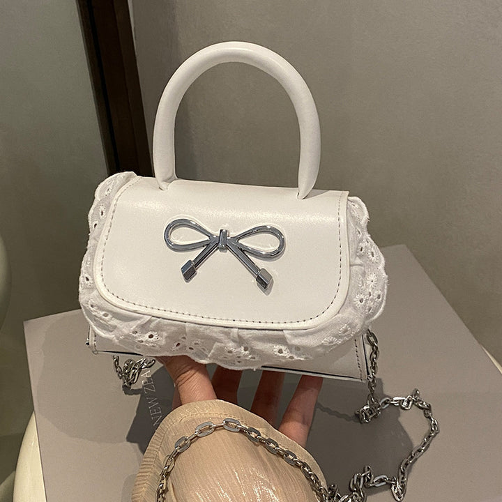 Damen Mini Handtasche mit Rüschendetail Nord Taschen