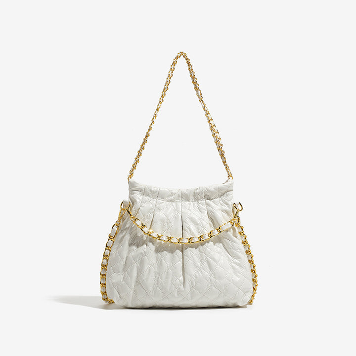 Damen Hobo-Tasche mit luxuriösem Kettenakzent und gefaltetem Design Nord Taschen