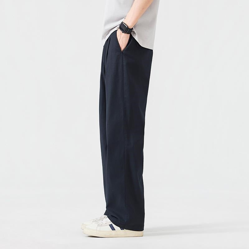 Herren Weitgeschnittene Freizeithose mit elastischem Bund Nord Taschen