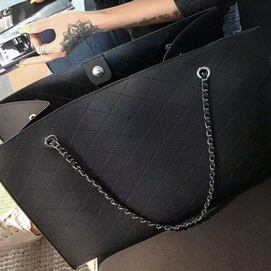 Damen Shopper-Tasche mit eleganter Steppstruktur und praktischem Innenfach Nord Taschen