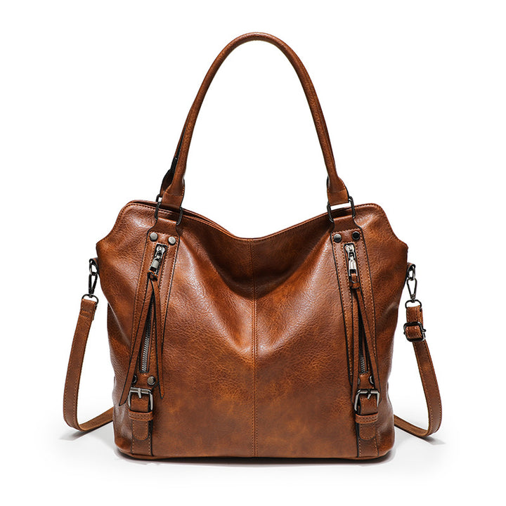 Damen Schultertasche mit elegantem Lock-Beutel-Design und vielseitigen Trageoptionen Nord Taschen