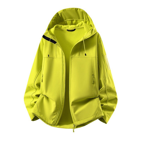Herren Softshell-Jacke mit Fleecefutter, wasserabweisend und kapuzenverstärkung Nord Taschen