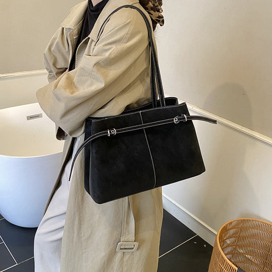 Damen Tote Bag aus hochwertigem Kunstleder mit elegantem Schulterriemen Nord Taschen