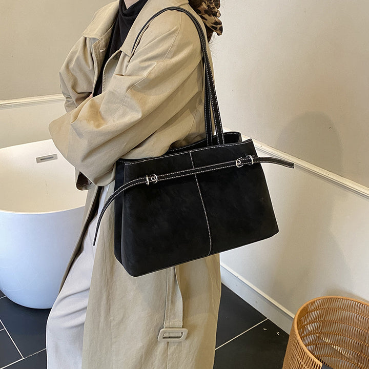 Damen Tote Bag aus hochwertigem Kunstleder mit elegantem Schulterriemen Nord Taschen