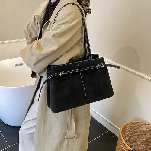 Damen Tote Bag aus hochwertigem Kunstleder mit elegantem Schulterriemen Nord Taschen