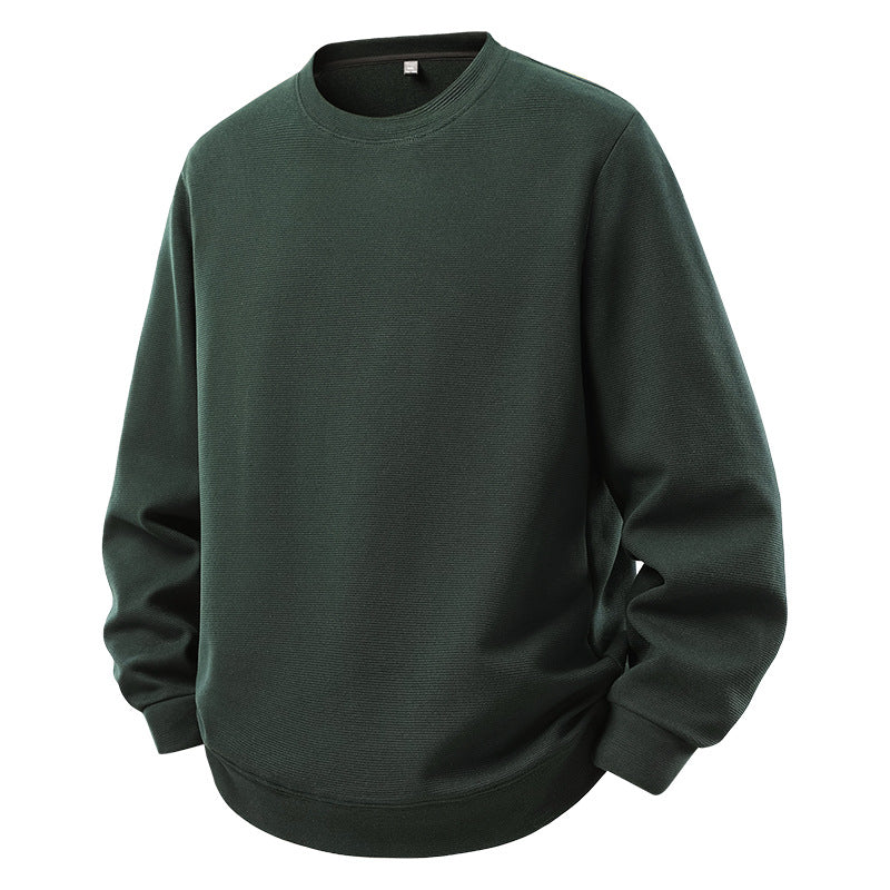 Herren Oversize-Sweatshirt mit Rundhals und gerippten Bündchen Nord Taschen