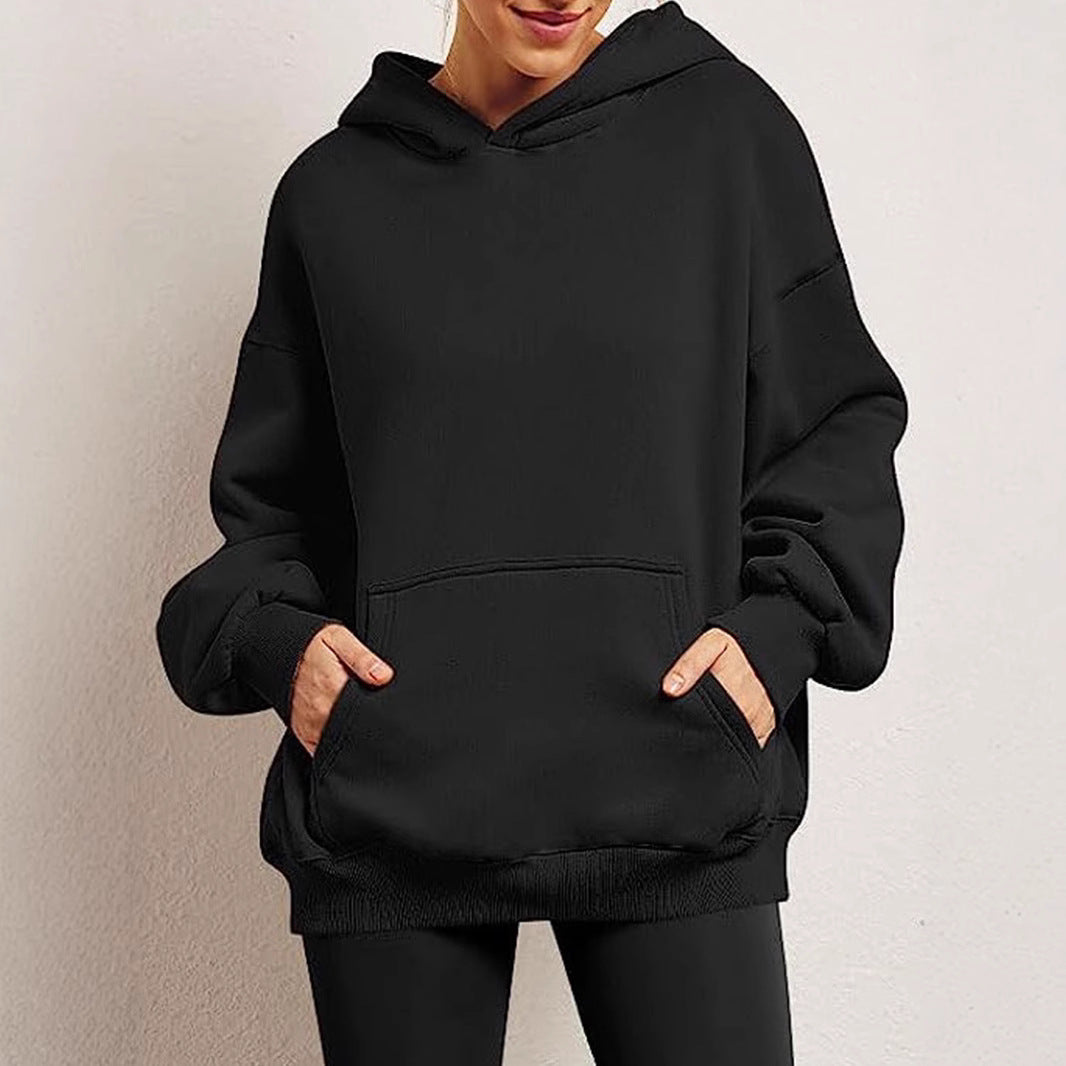 Damen bequemer Kapuzenpullover
