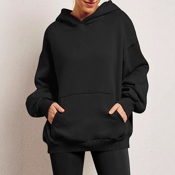 Damen bequemer Kapuzenpullover