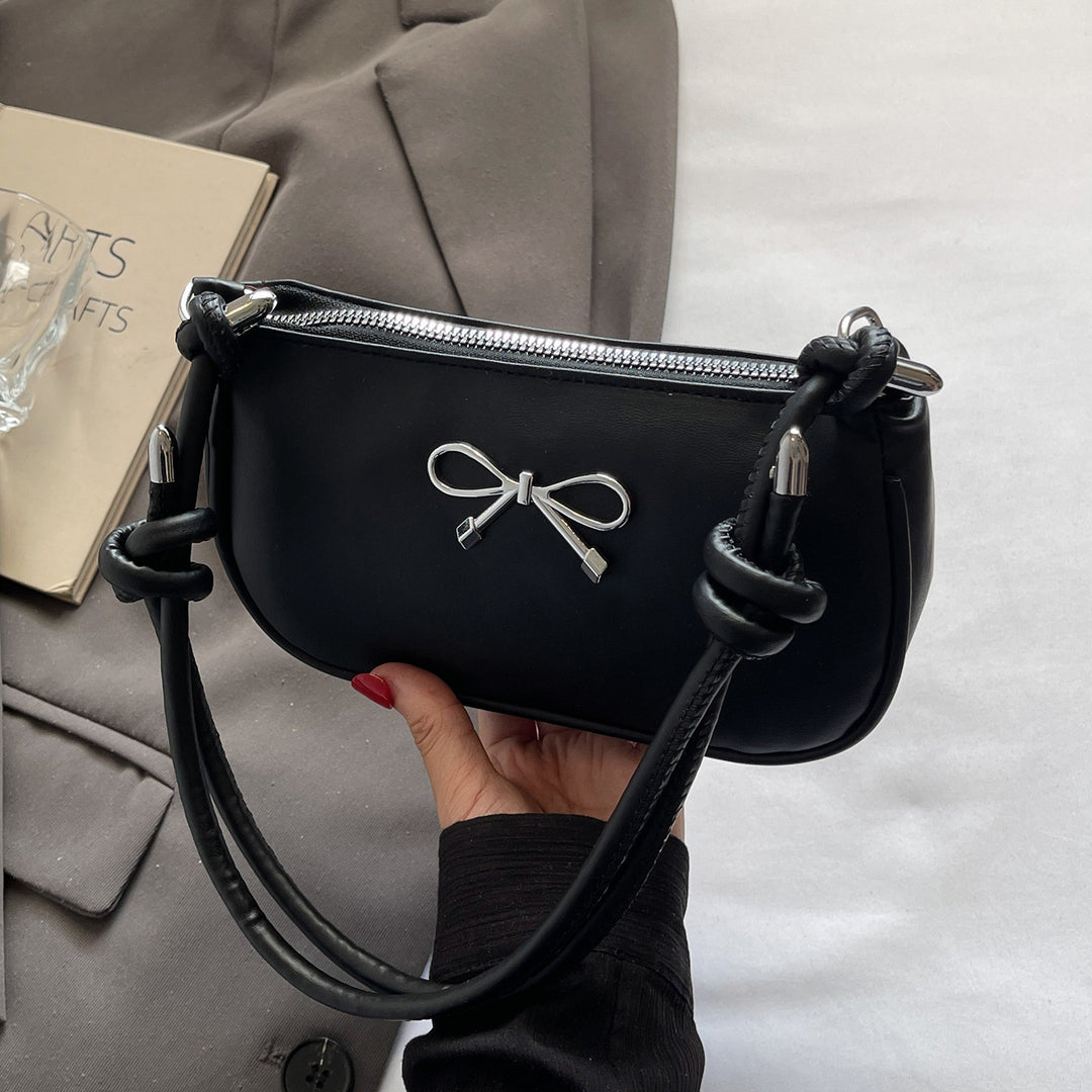 Damen elegante Handtasche mit dekorativen Schleifendetails Nord Taschen