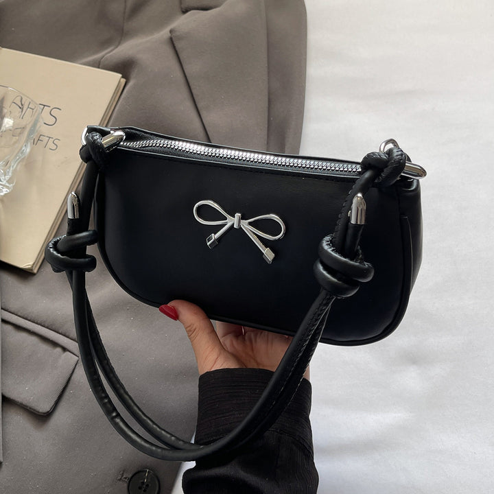 Damen elegante Handtasche mit dekorativen Schleifendetails Nord Taschen