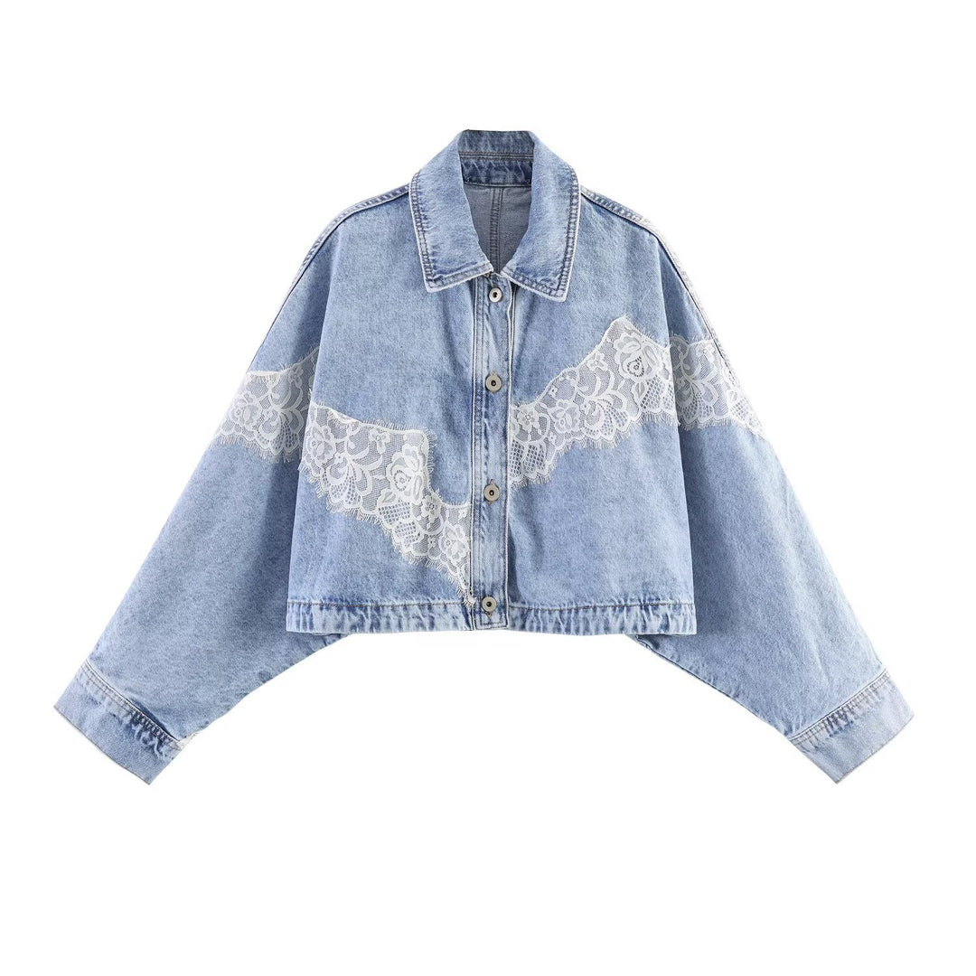Damen Jeans-Set mit Cropped-Jeansjacke und lässiger High-Waist-Jeans Nord Taschen