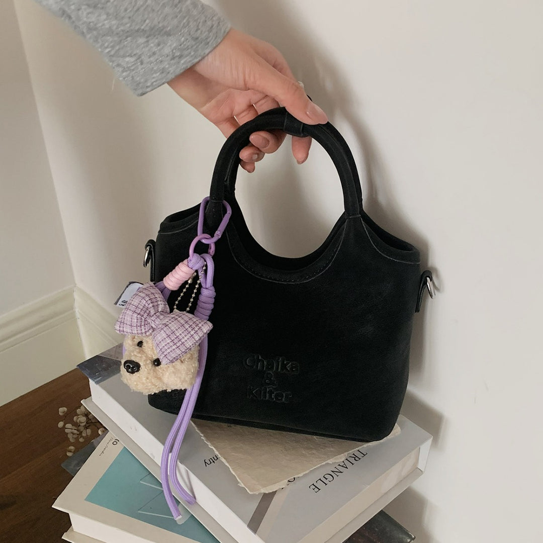 Damenhandtasche mit abnehmbarem Tieranhänger Nord Taschen