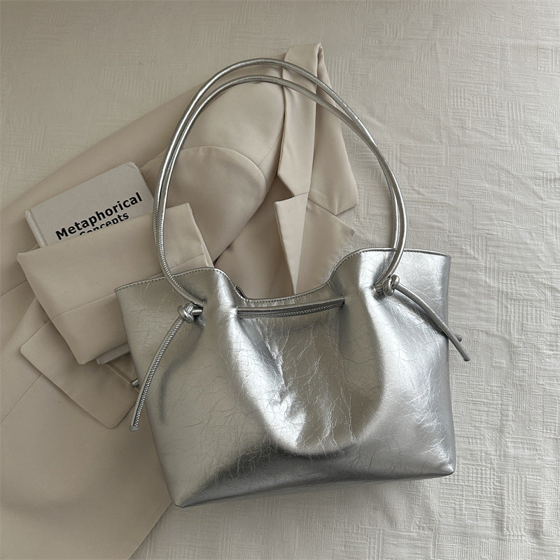 Damen elegante Umhängetasche mit Kordelzug Nord Taschen