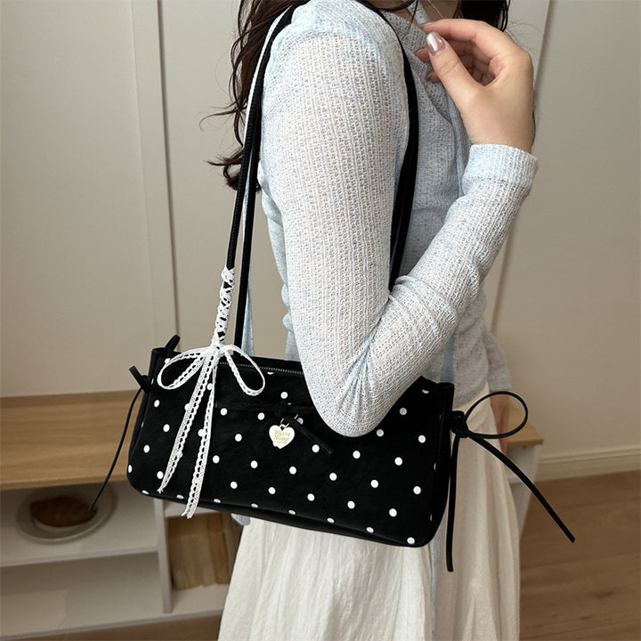 Damenmodische Handtasche mit verspieltem Punktemuster Nord Taschen