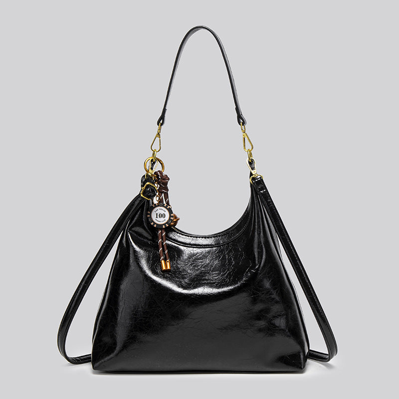 Damen Hobo-Handtasche mit strukturierter Oberfläche und stylishen Akzenten Nord Taschen