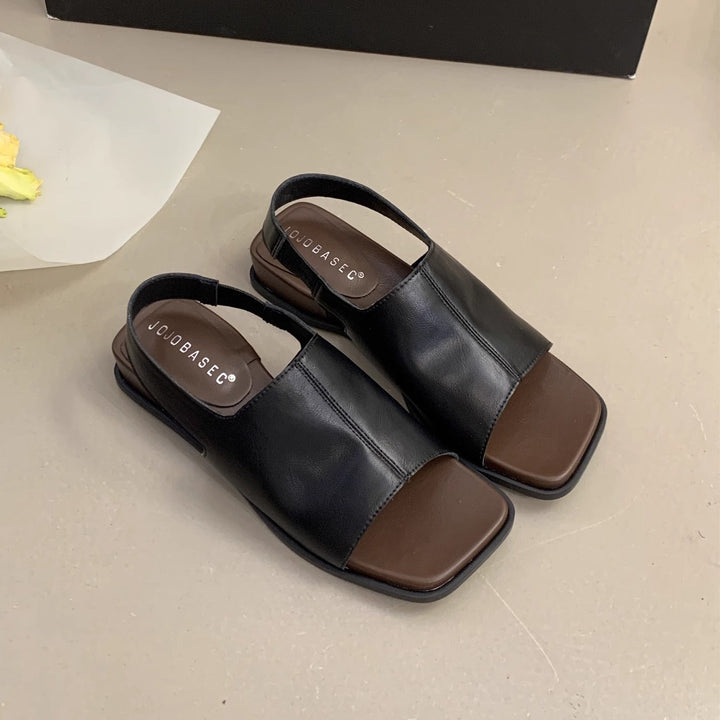 Damen elegante und bequeme Sandalen mit modischem Riemchen und ergonomischer Sohle