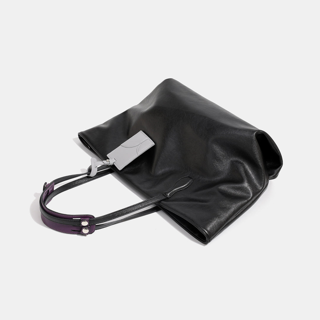 Damen hochwertige Tote-Tasche aus weichem Kunstleder mit strukturiertem Design Nord Taschen
