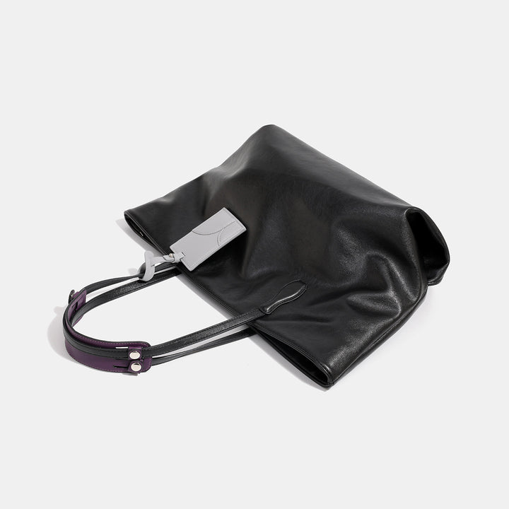 Damen hochwertige Tote-Tasche aus weichem Kunstleder mit strukturiertem Design Nord Taschen