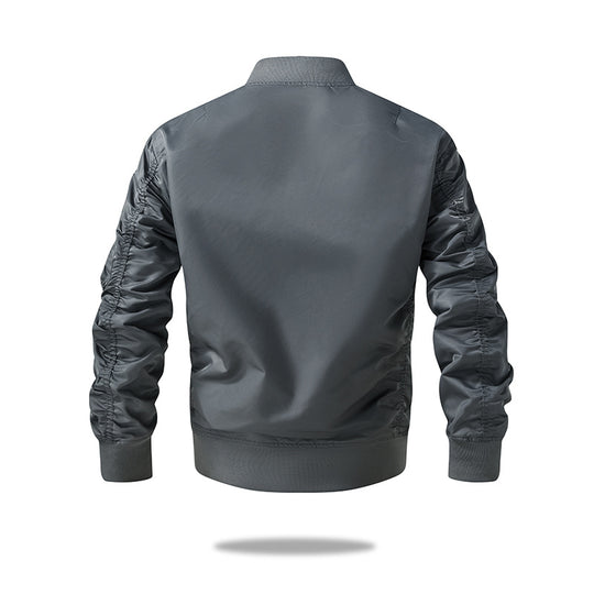 Herren Sportliche Bomberjacke Nord Taschen