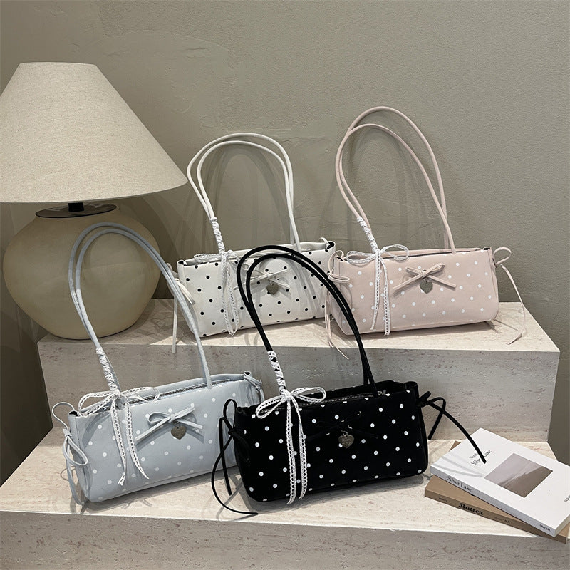 Damenmodische Handtasche mit verspieltem Punktemuster Nord Taschen