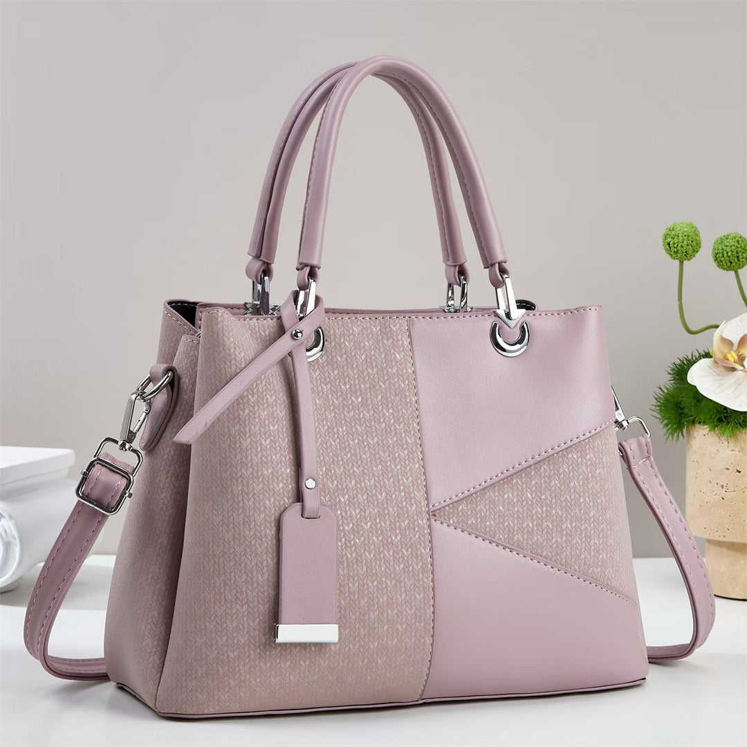 Damen modische Handtasche mit strukturiertem Design und abnehmbarem Schulterriemen Nord Taschen